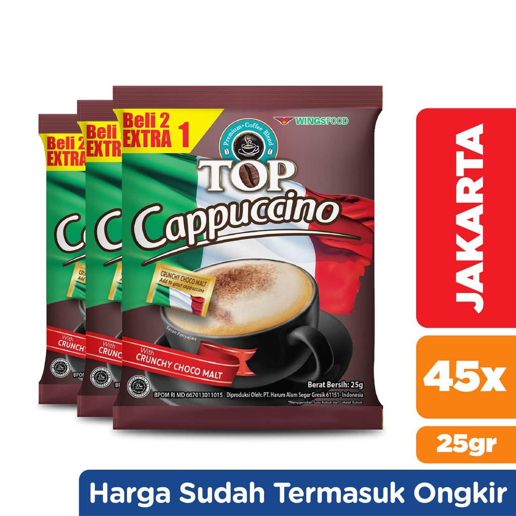 

Top Coffee Cappuccino 25gr @3 Renceng (Harga + Ongkir)
