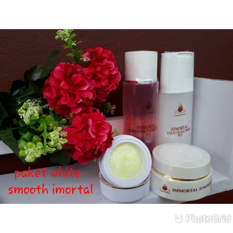 

white smooth imortal