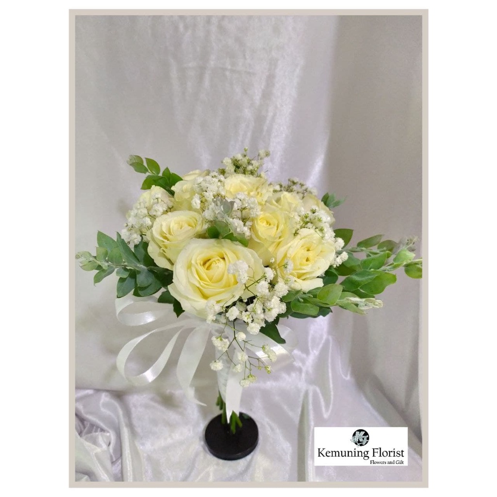 wedding buket/ buket pernikahan/ buket lamaran/ buket bunga asli