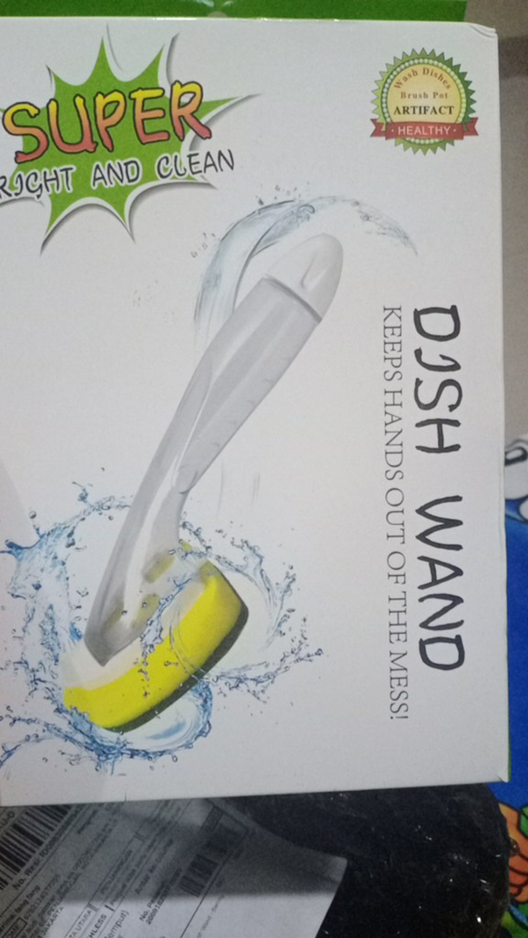 Alat Pencuci Piring Sikat Cuci Piring Dish Wand - Bening