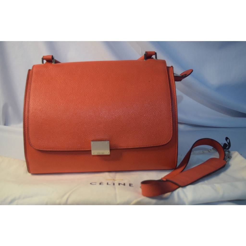 Preloved Celine Premium Super Authentic, Woman Bag, Orange edition