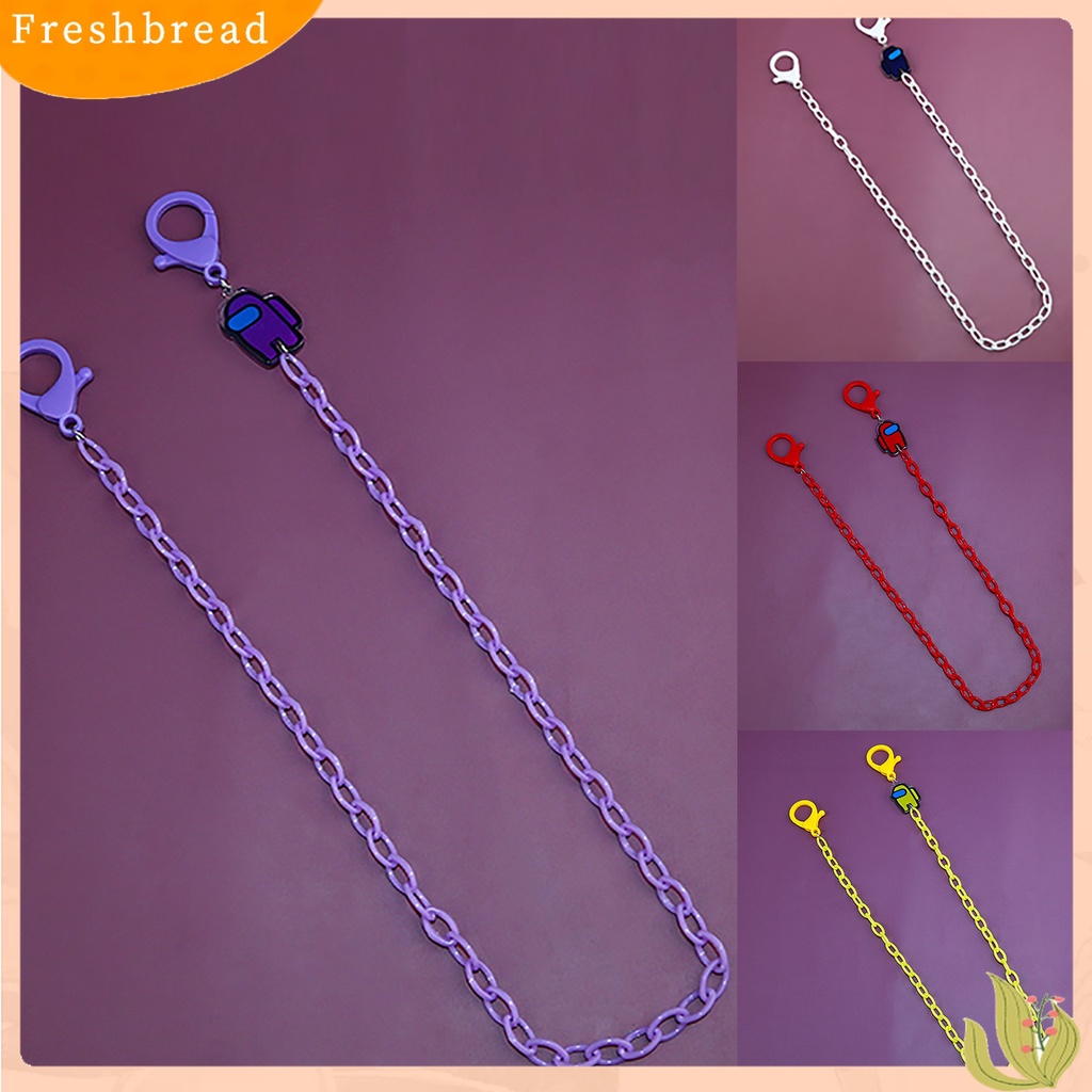 Terlaris Face Cover Chain Multi-use Bright-colored Acrylic Creative Among Us Face Cover Lanyard for Shopping