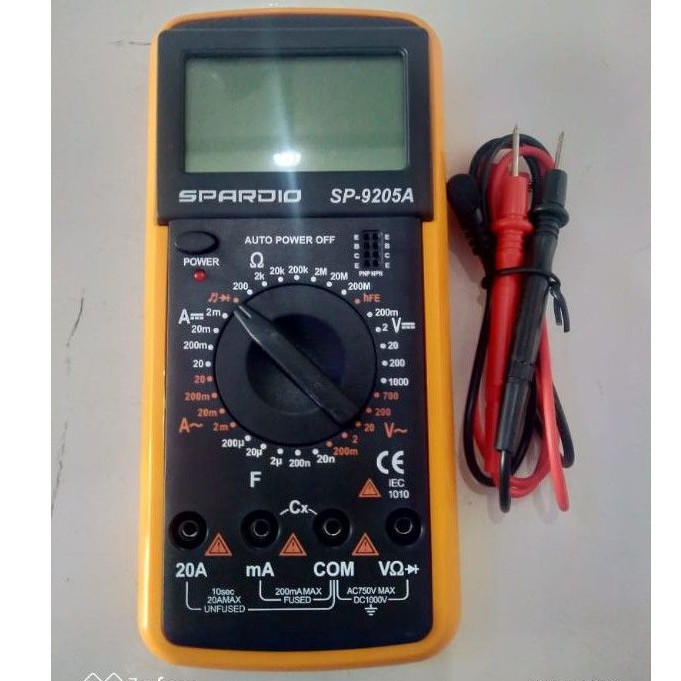 multimeter digital SPARDIO SP-9205A