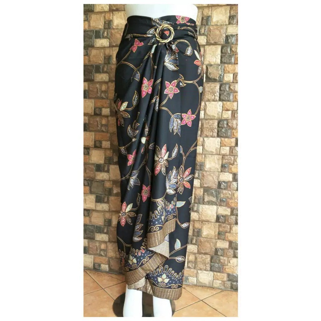 ROK LILIT BATIK / ROK LILIT / BAWAHAN KEBAYA / ROK KEBAYA / ROK WISUDA-Rambat Hitam