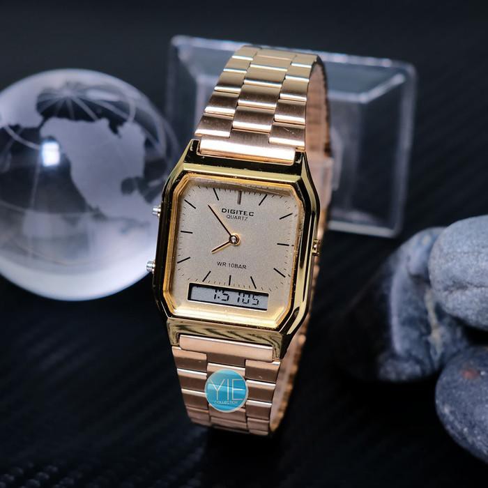 Bagus Jam Tangan Wanita Rantai Digitec DG 3072 Original Anti Air G Limited