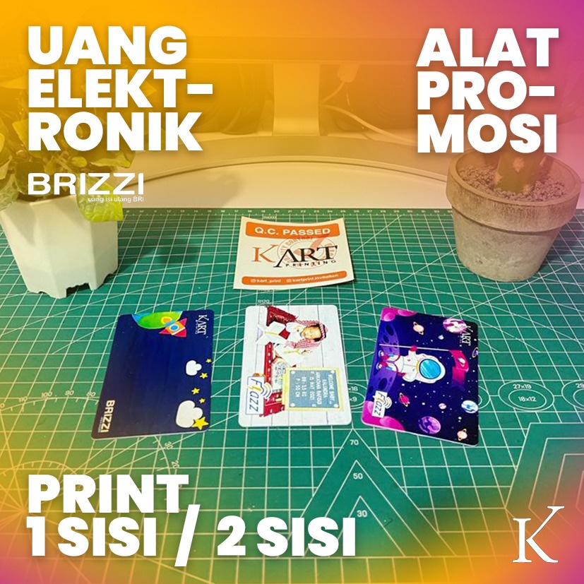 Kartu Brizzi Etoll BRI Custom | Brizzi Card Custom BRI PRINT UV