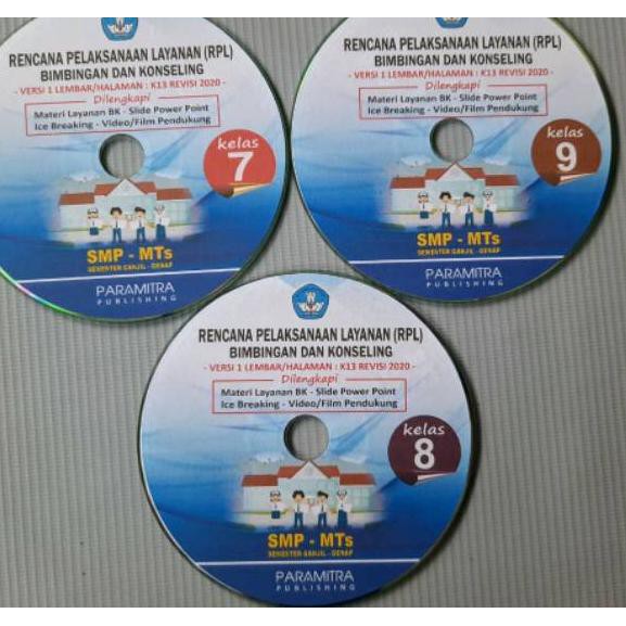 Top Produk.. RPL-RPP BK SMP/ MTS versi 1 Lembar k13 2020 Paramitra