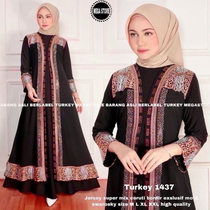 Turkey  1437 gamis abaya dress megastore