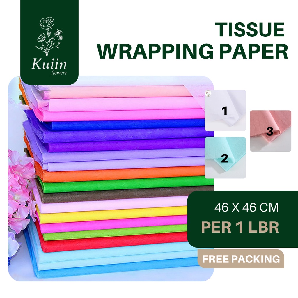 

TISSUE WRAPPING PAPER | Kertas Pembungkus Bunga