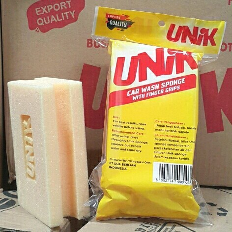 Unik Spon Cuci Mobil Car Wash Sponge With Finger Grips