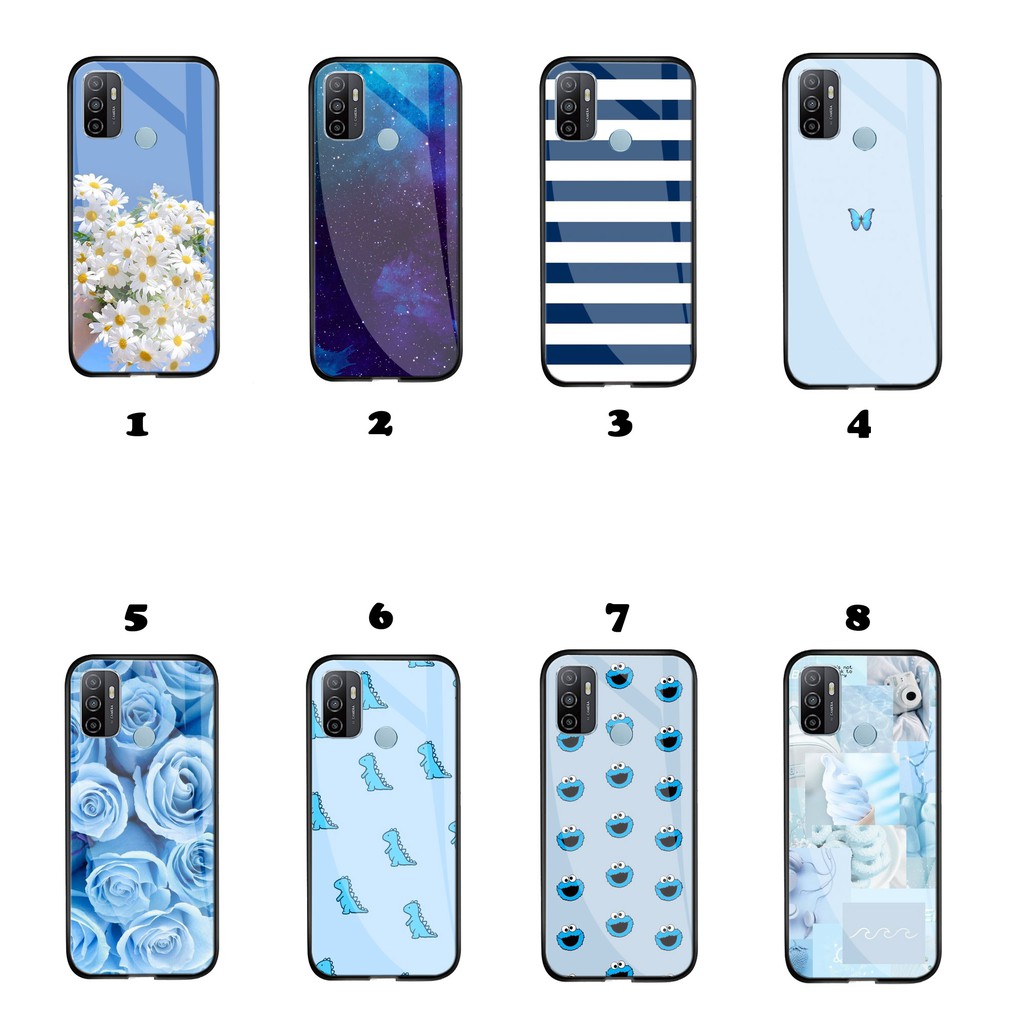 Softcase Glass OPPO A53 - [SC189] - Case oppo A53 - Softcase oppo A53 - Case kaca oppo A53