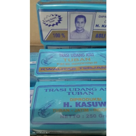 

Terasi udang H. Kasuwi/terasi udang khas Tuban 250gram