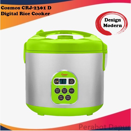 Cosmos CRJ-2301D Magicom Digital Rice Cooker 5 in 1