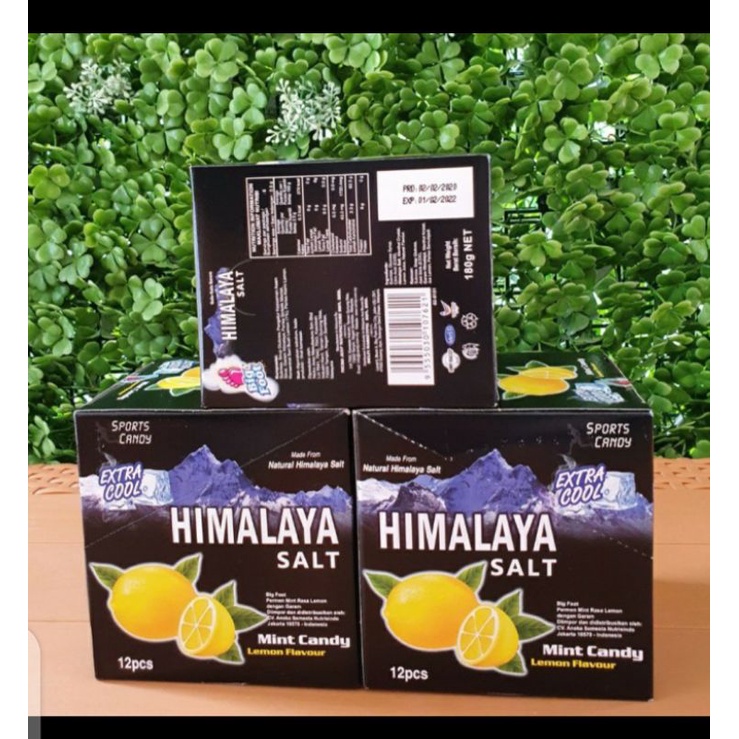 

Himalaya Salt Candy/ Permen Himalaya salt Rasa lemon mint 1box isi 12