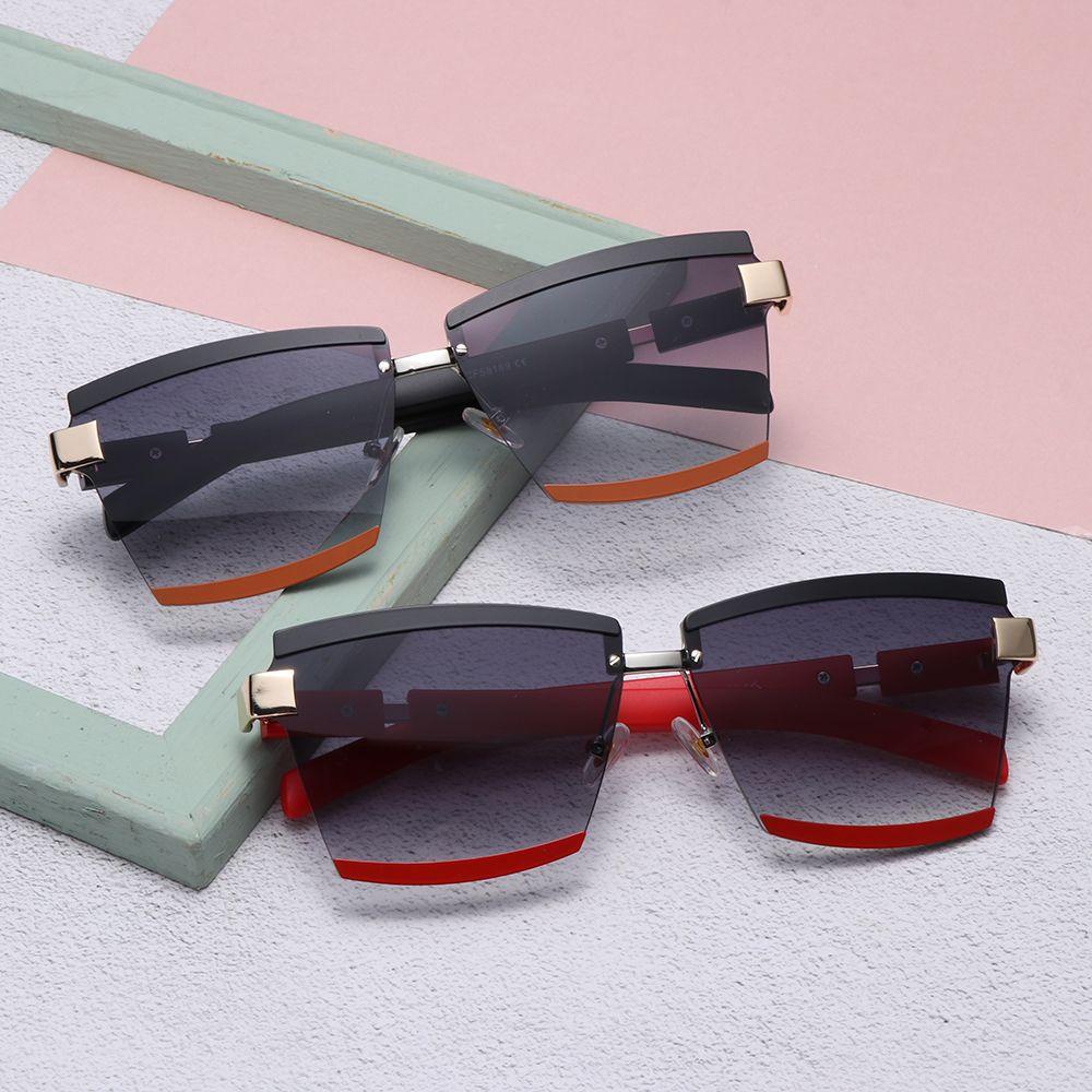 Lily Oversized Square Sunglasses Gradient Candy Color UV400 Shades