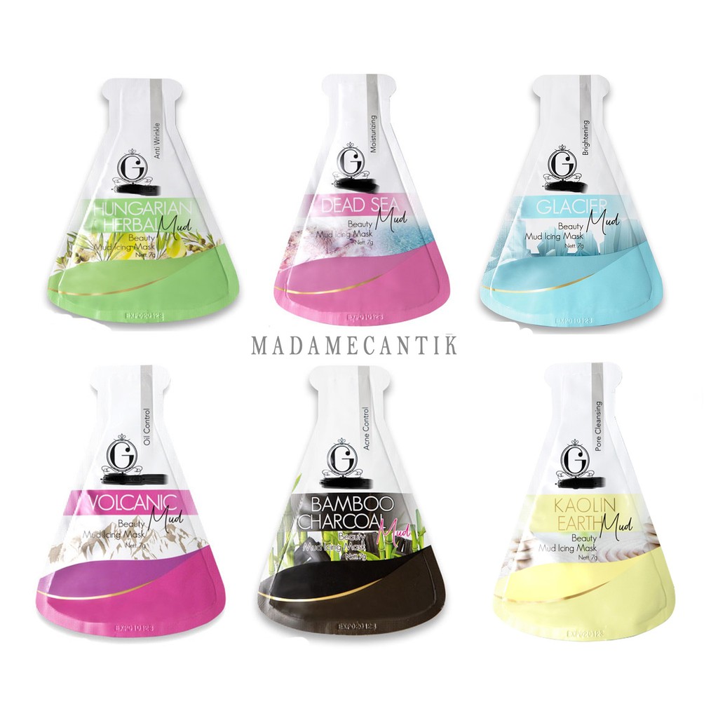 ✿ MADAME ✿ MADAME GIE BEAUTY MUD ICING MASK &amp; MINI READY ORIGINAL BPOM BY MADAME GIE