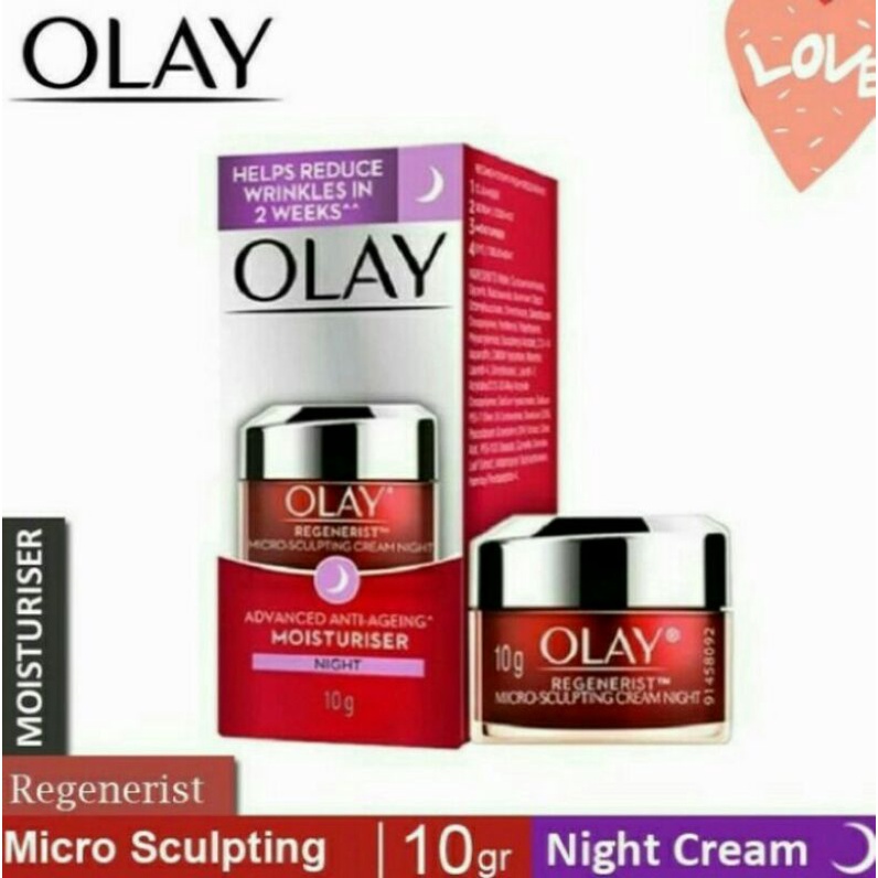 OLAY Regenerist Micro Sculpting Anti Aging Night Cream 10gr