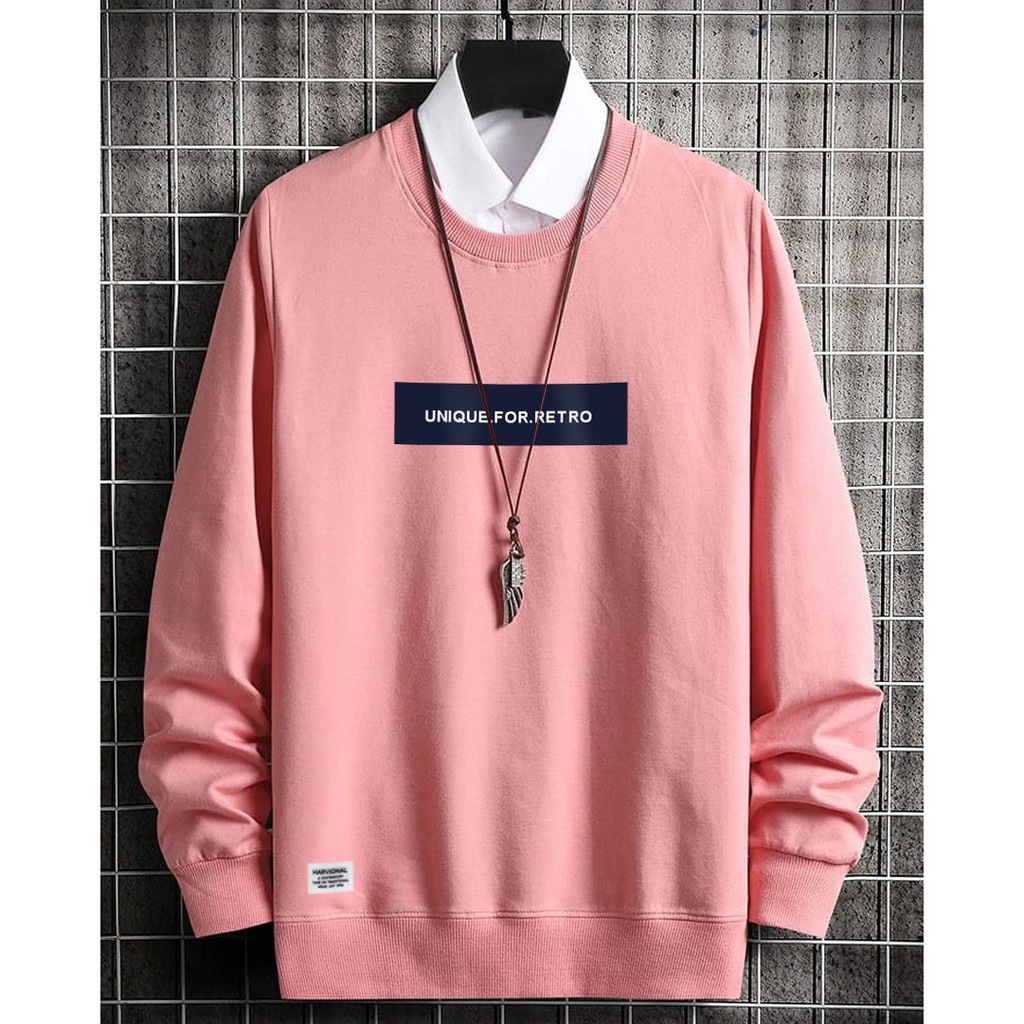 Parisdivarious Sweater Hoodie Sweatshirt Crewneck Unique Bahan Fleece Size S - XXL (Pria &amp; Wanita)