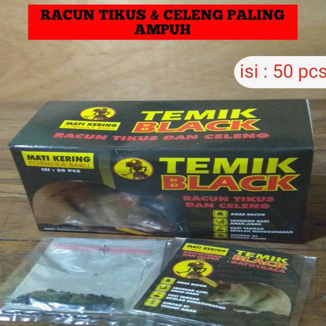 Racun Tikus & Celeng TEMIK BLACK