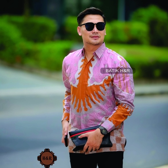 Baju Batik Pria Lengan Panjang Kemeja Batik Pria Batik Premium Kemeja Cowok Batik modern Baju Pria