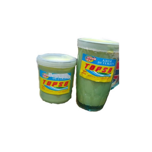 

deterjen topso besar dan kecil