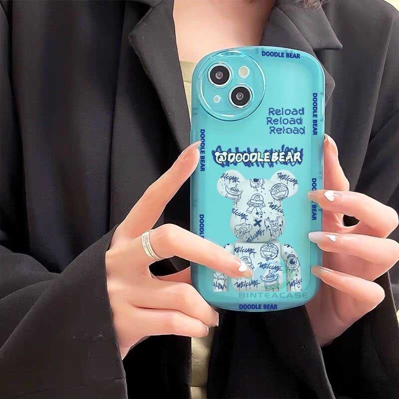 Casing TPU IPhone 11 11 Pro 11 Pro MAX 12 12 Pro 12 Pro MAX 13 Pro MAX X XR XS MAX 6 6S 7 8 Plus Shockproof Motif Beruang