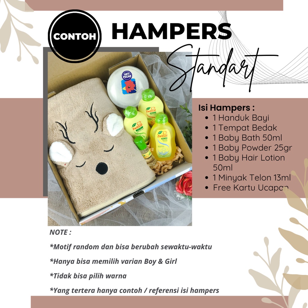 Hampers Perlengkapan Mandi Paket Kado Bayi Newborn