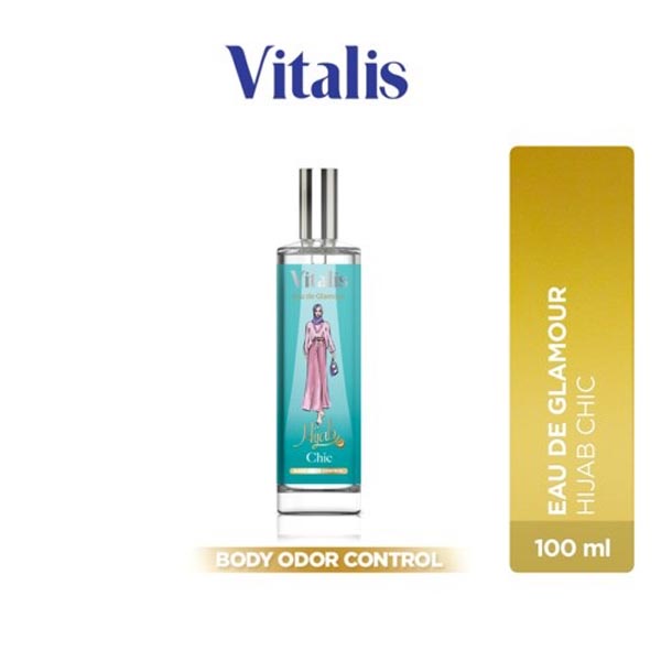 [HIJAB | MEWAH] [100ML] [BPOM] VITALIS EAU DE PARFUM GLAMOUR HIJAB 100ML | Chic | Elegant | Lavish 100ML | Parfum Badan_Cerianti
