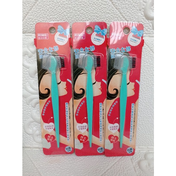 KEROK ALIS PLUS SIKAT ALIS/PISAU ALIS KECIL/EYEBROW RAZOR