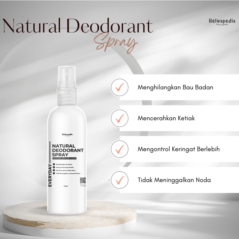 Natural Deodorant Spray / Natural Deodorant / Tawas Spray 100ml