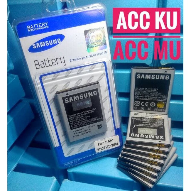 Baterai Samsung I8150 Battery Samsung Galaxy Wonder I8150 S5820 W689 Ori 99 Shopee Indonesia