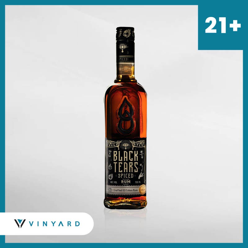 Black Tears Spiced Rum 700ml (Original &amp; Resmi by Vinyard)