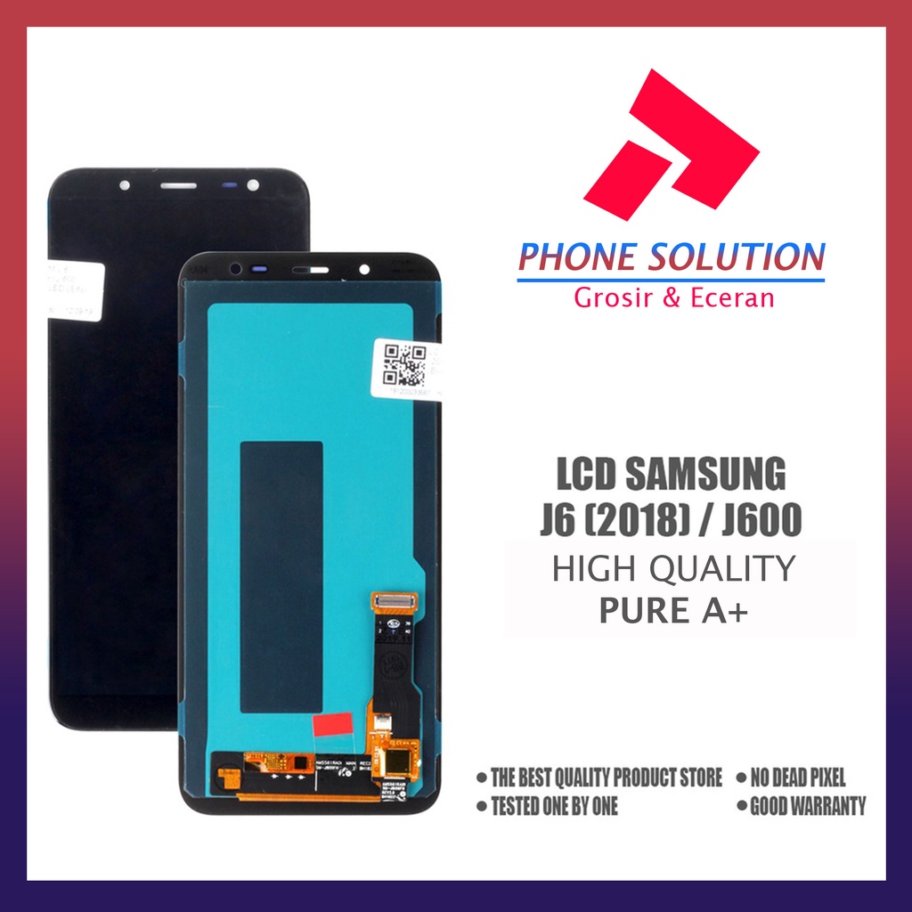 LCD Samsung J6 J600 2018 Fullset Touchscreen // Supplier LCD Samsung - Garansi 1 Bulan