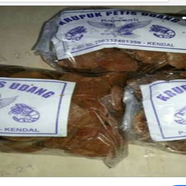 

Krupuk petis rajawali kemasan 250 gr