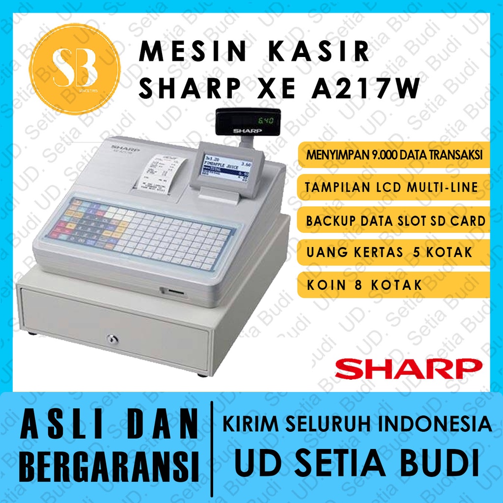 Mesin Kasir Sharp XE A217W
