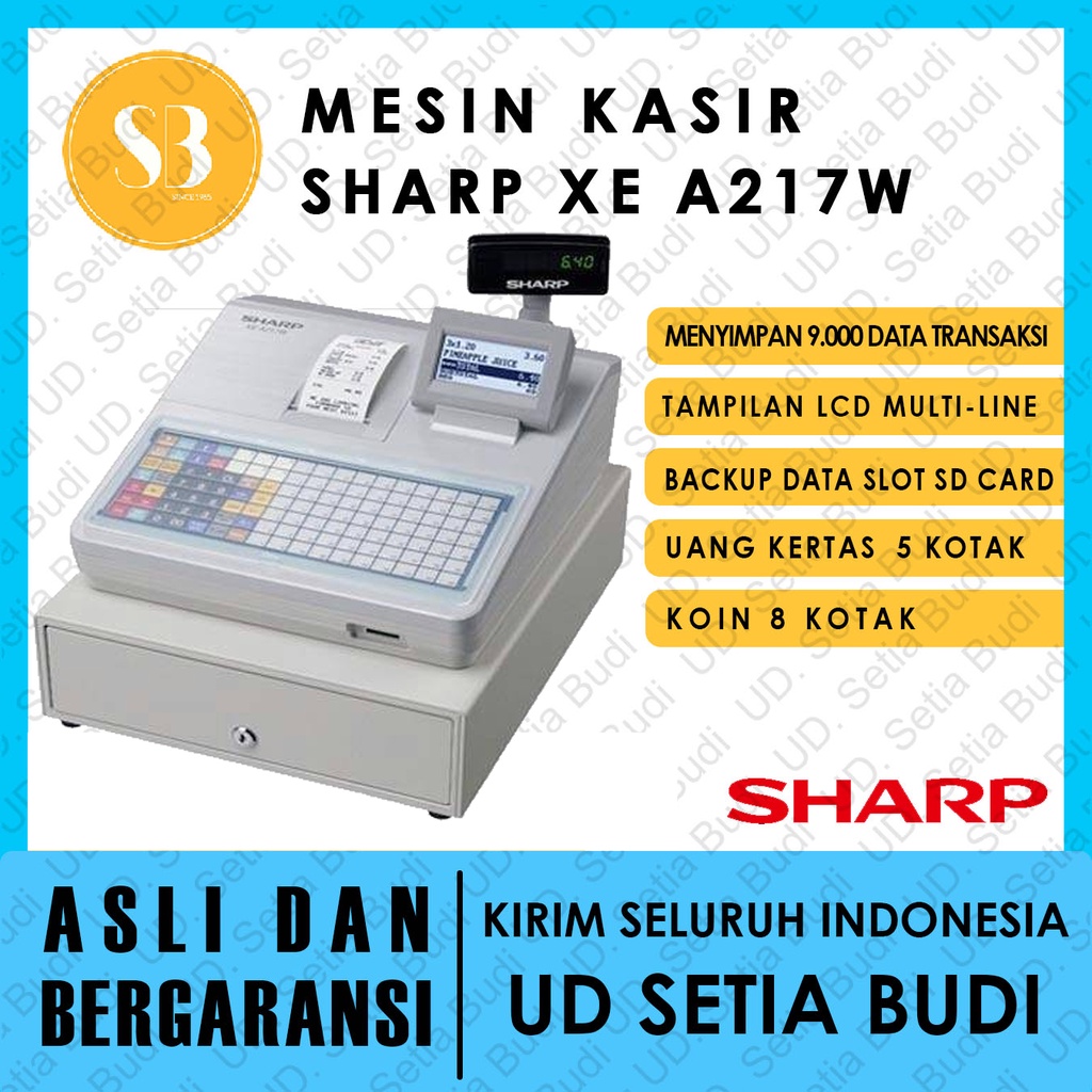 Mesin Kasir Sharp XE A217W