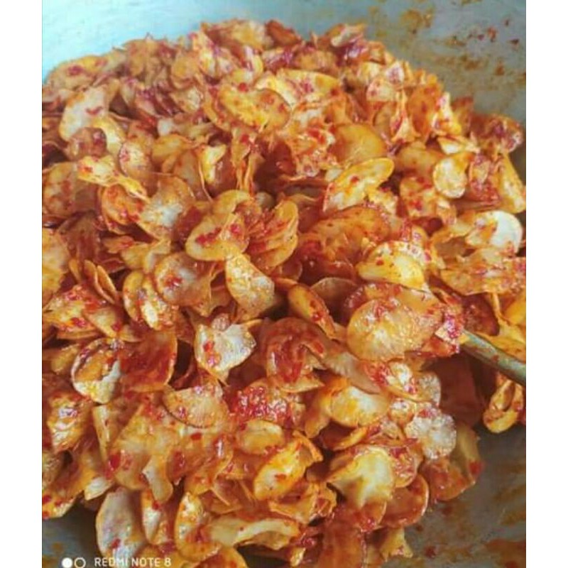 

TERMURAH keripik singkong balado pedas 1kg