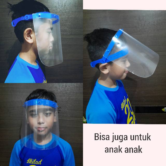 COD Face Shield  anak dan dewasa Cover Bisa naik Turun,  dan Lokal minimal order 2