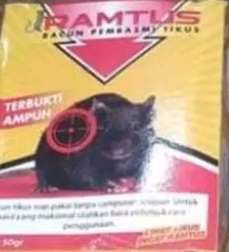 Perangkap Pengusir Obat Racun Tikus Ramtus Mati Kering Ampuh