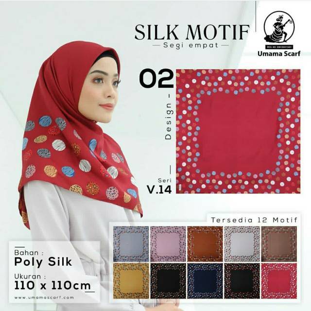 SEGIEMPAT SHANGRILA TRIANGLE / JILBAB UMAMA SCARF / HIJAB SQUARE HITAM / KERUDUNG SEGI4 BLACK