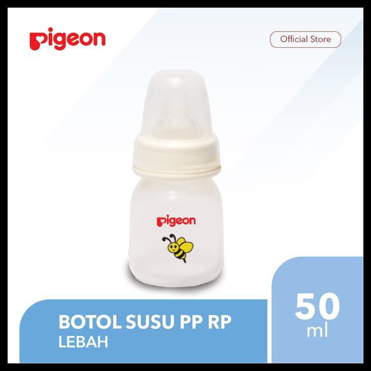 Pigeon Botol Susu PP RP 50ml w/ peristaltic  nipple animal / Botol Bayi
