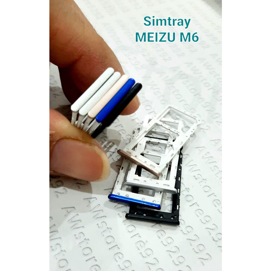 Slot Tempat Dudukan Kartu Simcard Sim card Lock Simtray Sim Tray Meizu M6