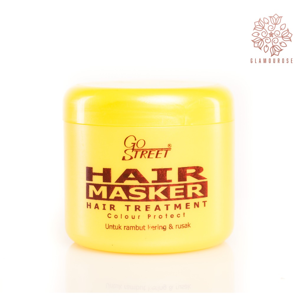 Go Street Hair Masker Treatment Colour Protect Untuk Rambut Kering &amp; Rusak ( Small ) 250 gr ( POT )