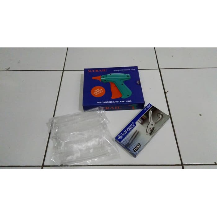 

Unik PAKET alat tembak harga tag gun tag pin hang tag pembolong kertas Murah