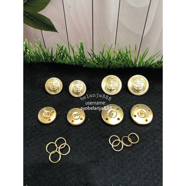 Kancing PDU Jangkar || Kancing PDU Pelayaran || Kancing PDU AL