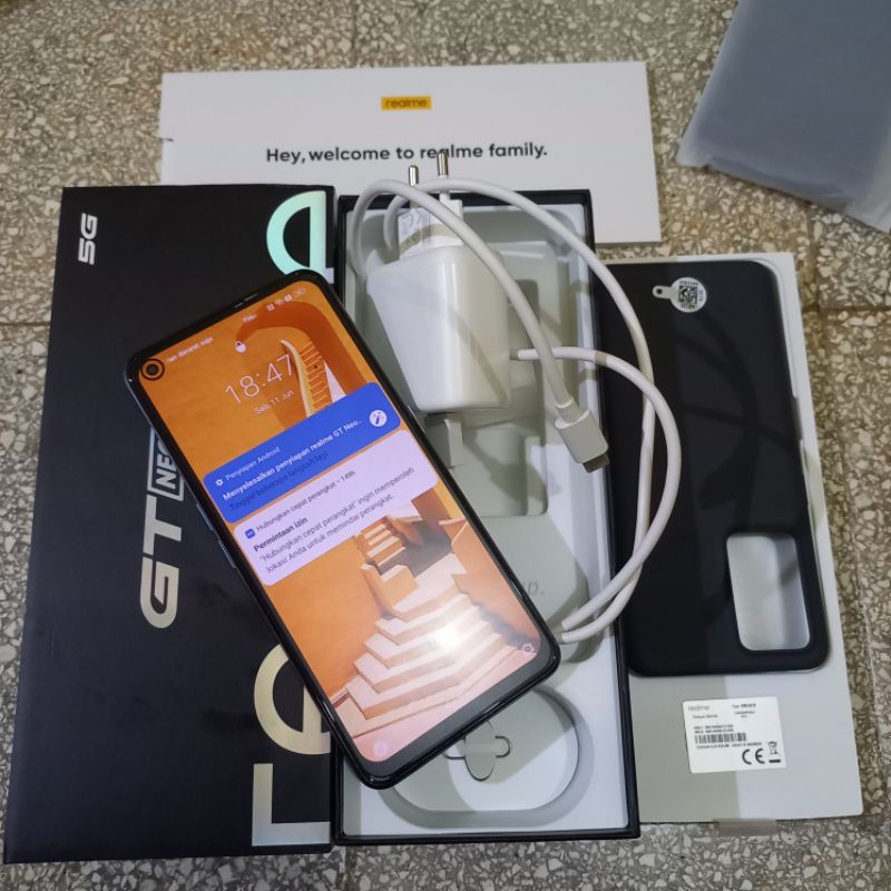 Realme GT Neo 2, 12/256gb Neon blue resmi