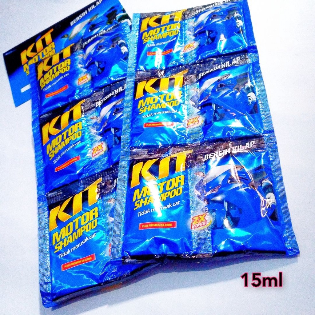 KIT SHAMPO MOTOR SACHET 15ML