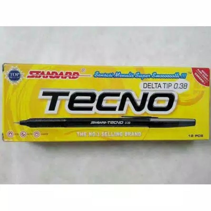 

Bolpoin pulpen Standard Techno Hitam