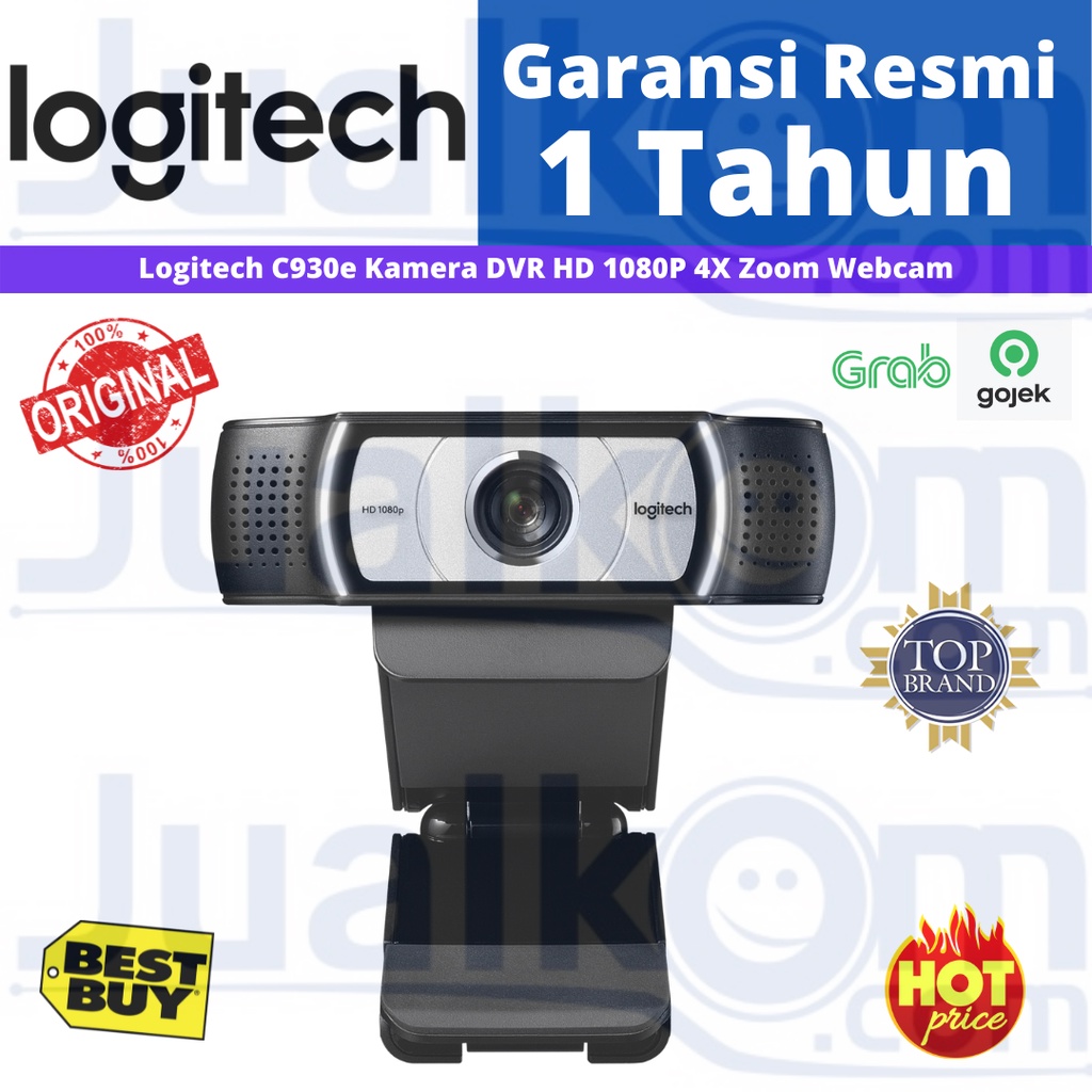 Logitech C930e Kamera DVR HD 1080P 4X Zoom Webcam