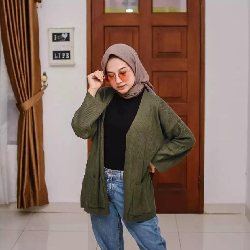 GFS RJT LAVELLA OVERSIZE KNIT OUTER RAJUT